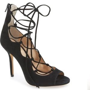 Vince Camuto Sandria Strappy Peep-Toe Heels